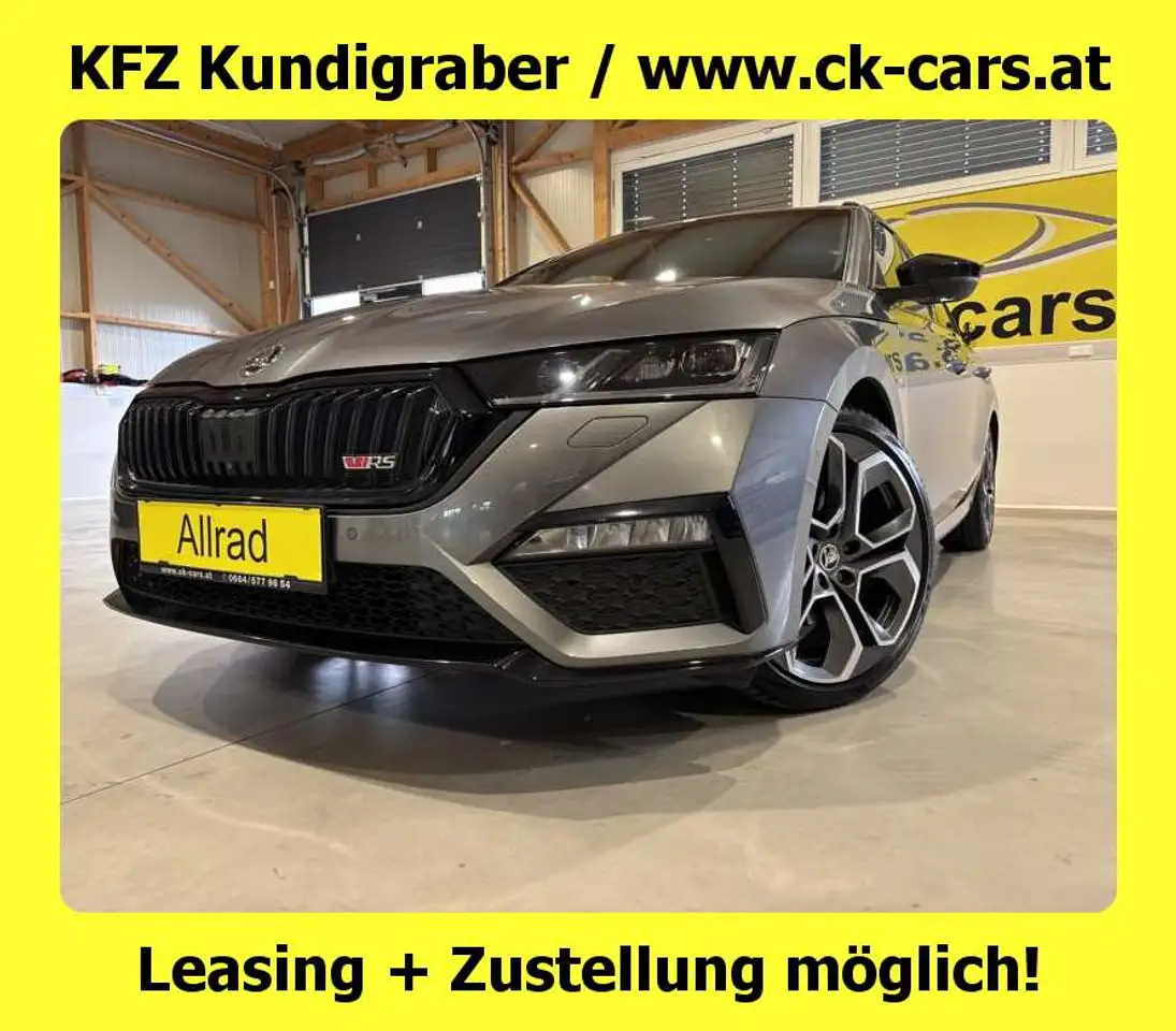 Skoda Octavia RS PLUS 4x4 VIRTUAL COCKPIT HEAD-UP-DISPLAY MATRIX-BEAM ANHÄNGEKUPPLUNG SOUNDSYSTEM CANTON 360° KAMERA — photo 1 of 34