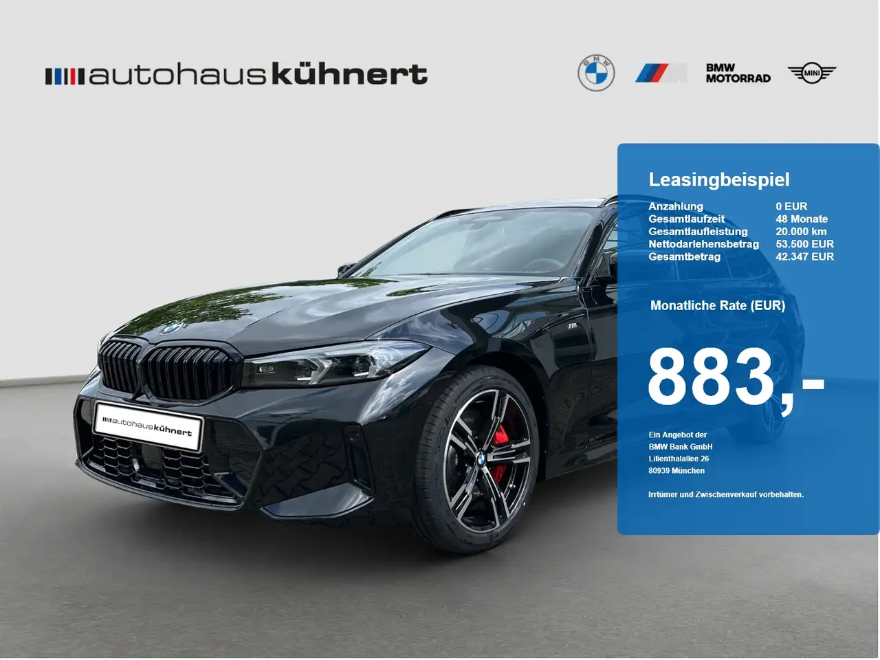 BMW 320 d xDrive Touring UPE 79.580 € M Sport Pro — photo 1 of 15