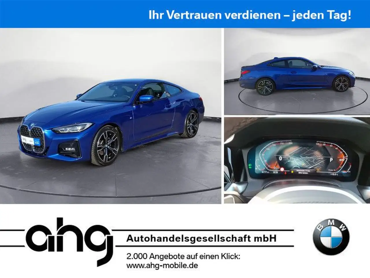BMW 420 i Coupe M Sport Sport Aut. Klimaaut. PDC HIFI — photo 1 of 14