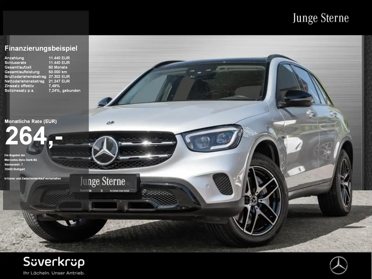 Mercedes-Benz GLC 300 de 4M AMG BURM NIGHT MULTI AHK DISTR PDC — photo 1 of 15