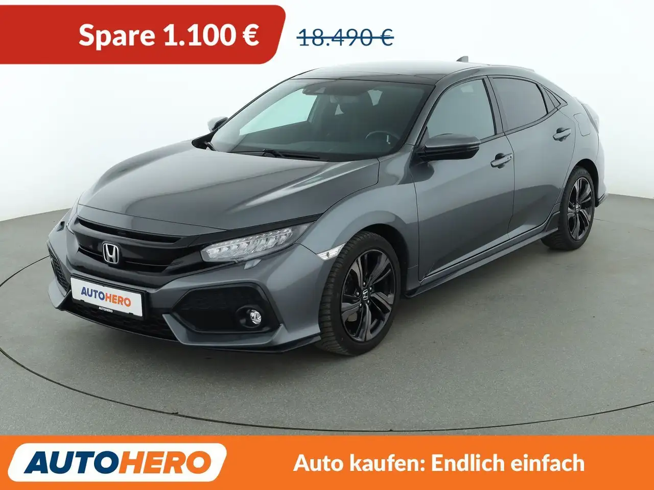 Honda Civic 1.5 VTEC Sport Plus Aut.*NAVI*CAM*LED*ACC*SHZ*ALU* — photo 1 of 29