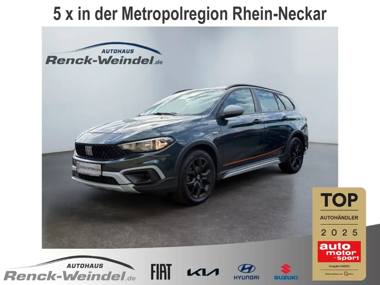 Fiat Tipo Garmin Kombi LED Totwinkelassistent Spurhalteassis — photo 1 of 17