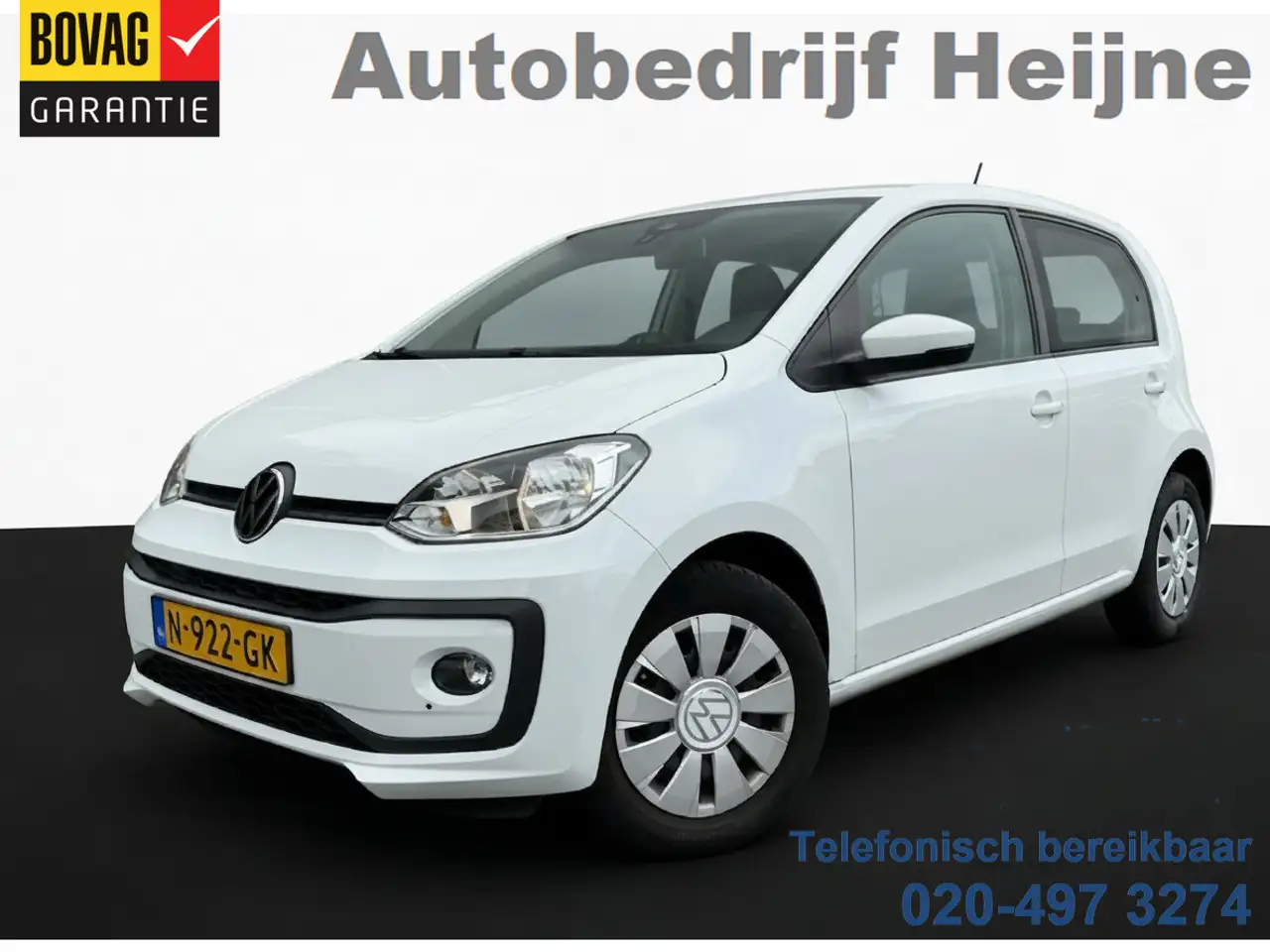 Volkswagen up! 1.0 - 66PK UP! AIRCO/STOELVERW./5-DEURS — photo 1 of 22
