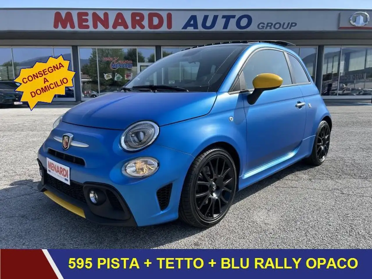 Abarth 595 Pista Pista 1.4 t-T-Jet 165CV +TETTO+BLU OPACO RALLY — photo 1 of 15