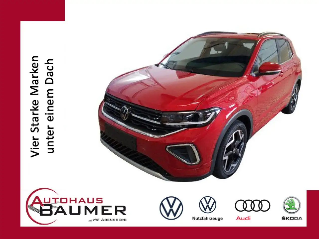 Volkswagen T-Cross R-Line 1.0 TSI DSG Kamera IQ.Light Navi — photo 1 of 14