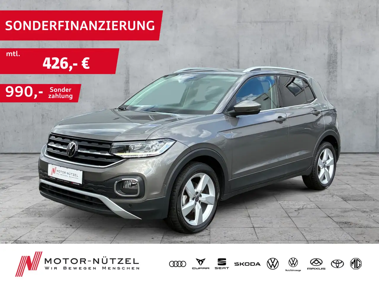 Volkswagen T-Cross 1.5TSI DSG STYLE LED+NAV+APP+ACC+RFK+SHZ — photo 1 of 20