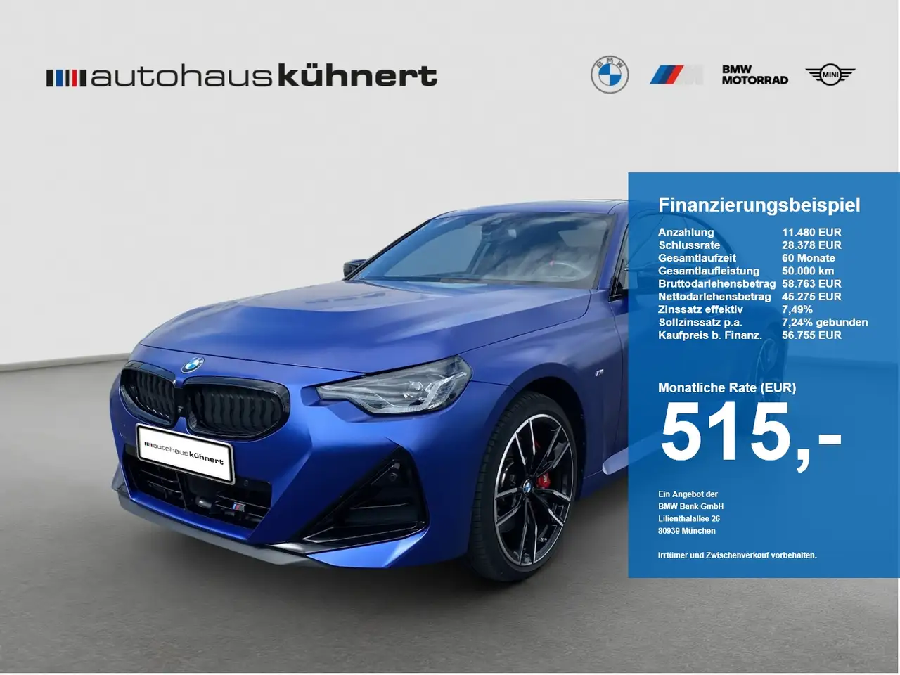 BMW M2 xDrive Coupé M-Sport PRO AHK Shadow 8-fach — photo 1 of 20