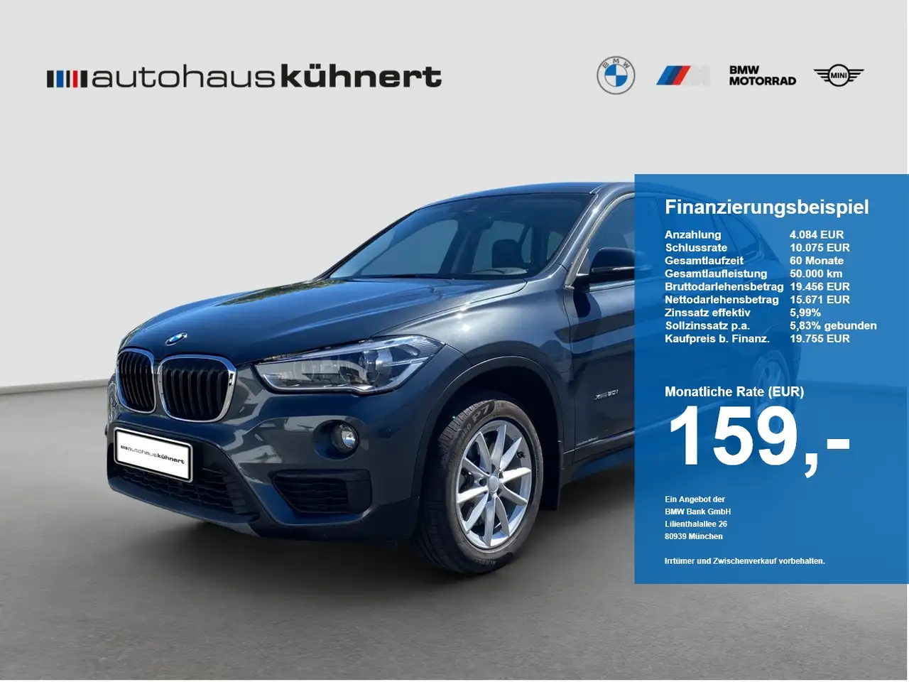 BMW X1 xDrive 20i Advantage AHK LED 1. Hand — photo 1 of 15