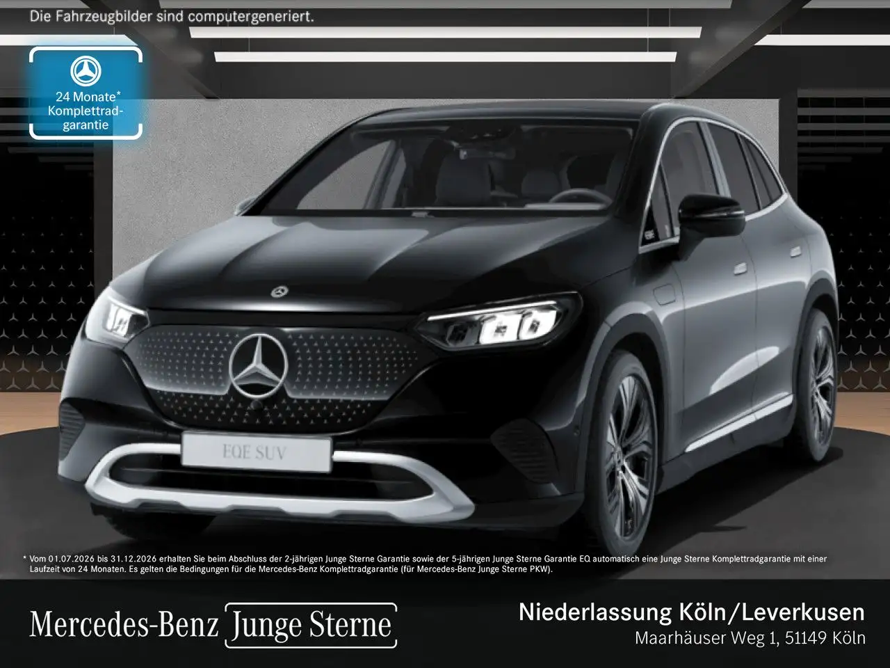 Mercedes-Benz EQE SUV EQE 350 AVANTG+PANO+AHK+LED+BURMESTER+KAMERA+TOTW — photo 1 of 15