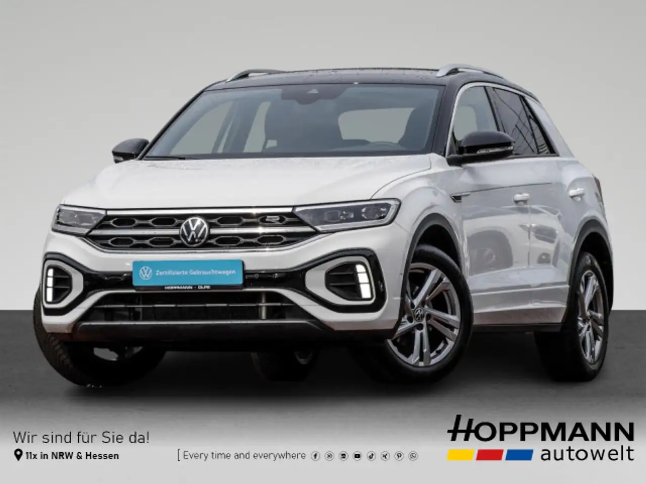 Volkswagen T-Roc 1.5 TSI R-Line DSG AHK KAMERA ACC LED KLIMA NAVI — photo 1 of 16