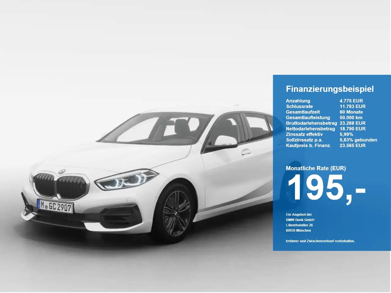 BMW 118 i Sport Line LED SpurAss HiFi Navi ParkAss — photo 1 of 9