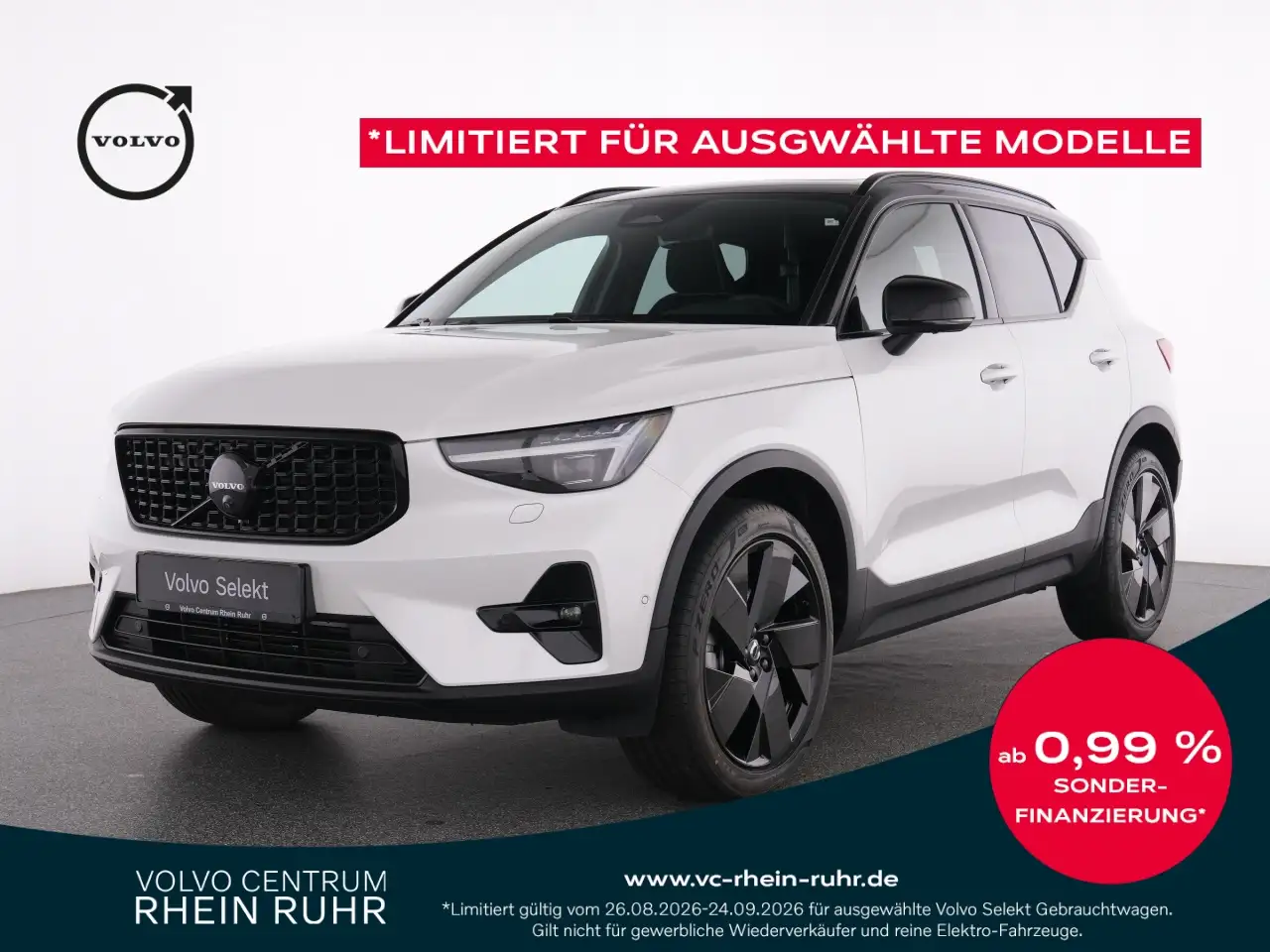 Volvo XC40 B3 Ultra Black+STANDHZG+AHK+LED+ACC+BLIS+ — photo 1 of 27