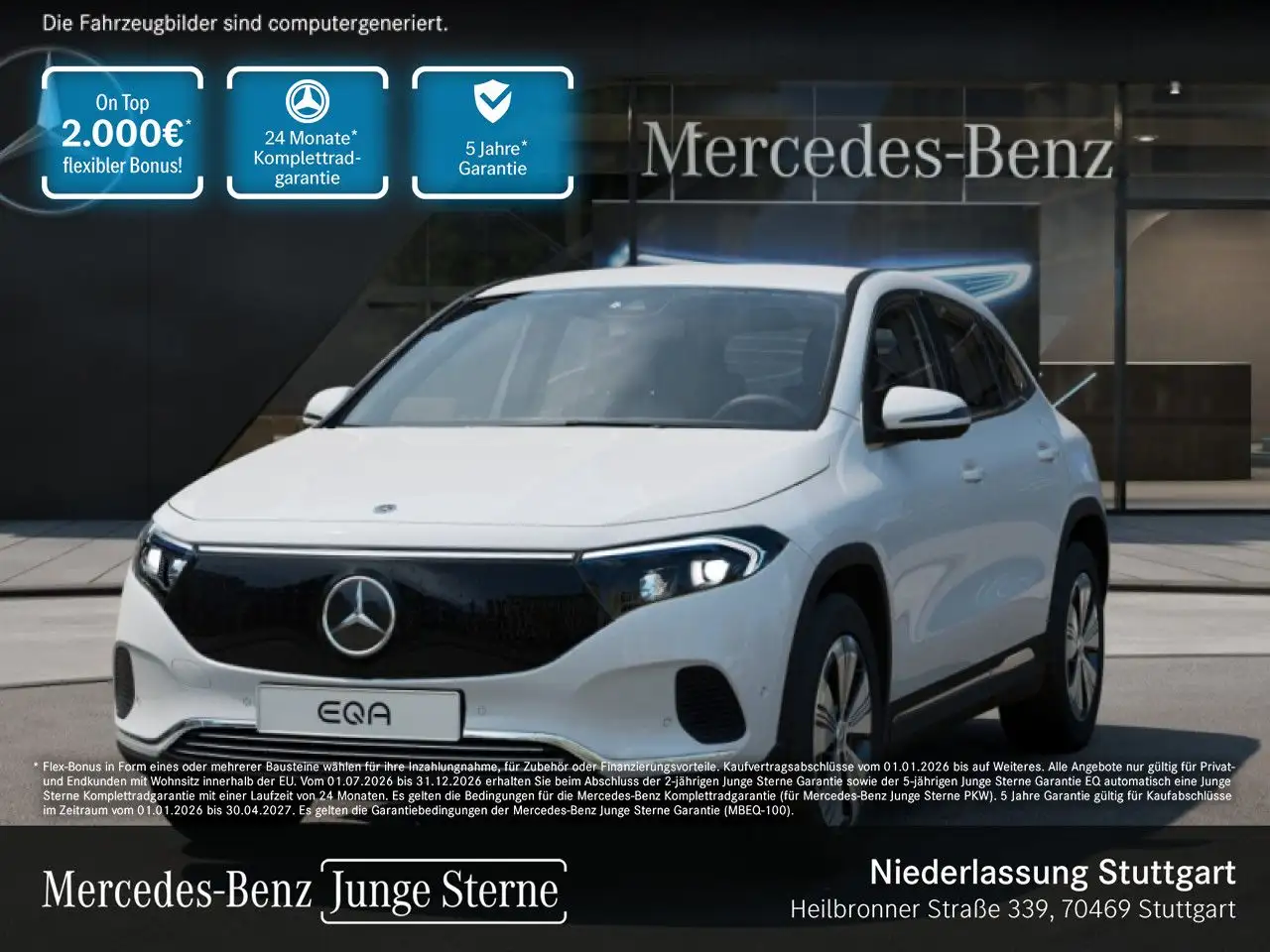 Mercedes-Benz EQA 250 PROG+ADVANCED+KAMERA+MEMORY+SPUR — photo 1 of 23