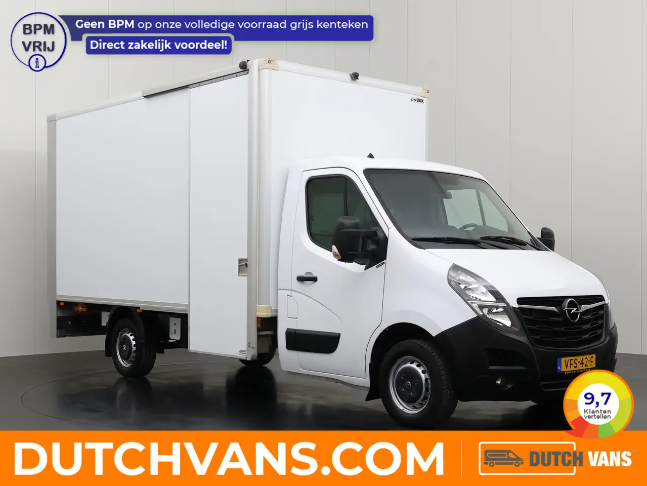 Opel Movano 2.3Turbo 150PK Bakwagen+Laadklep | 1080Kg Laadverm — photo 1 of 25