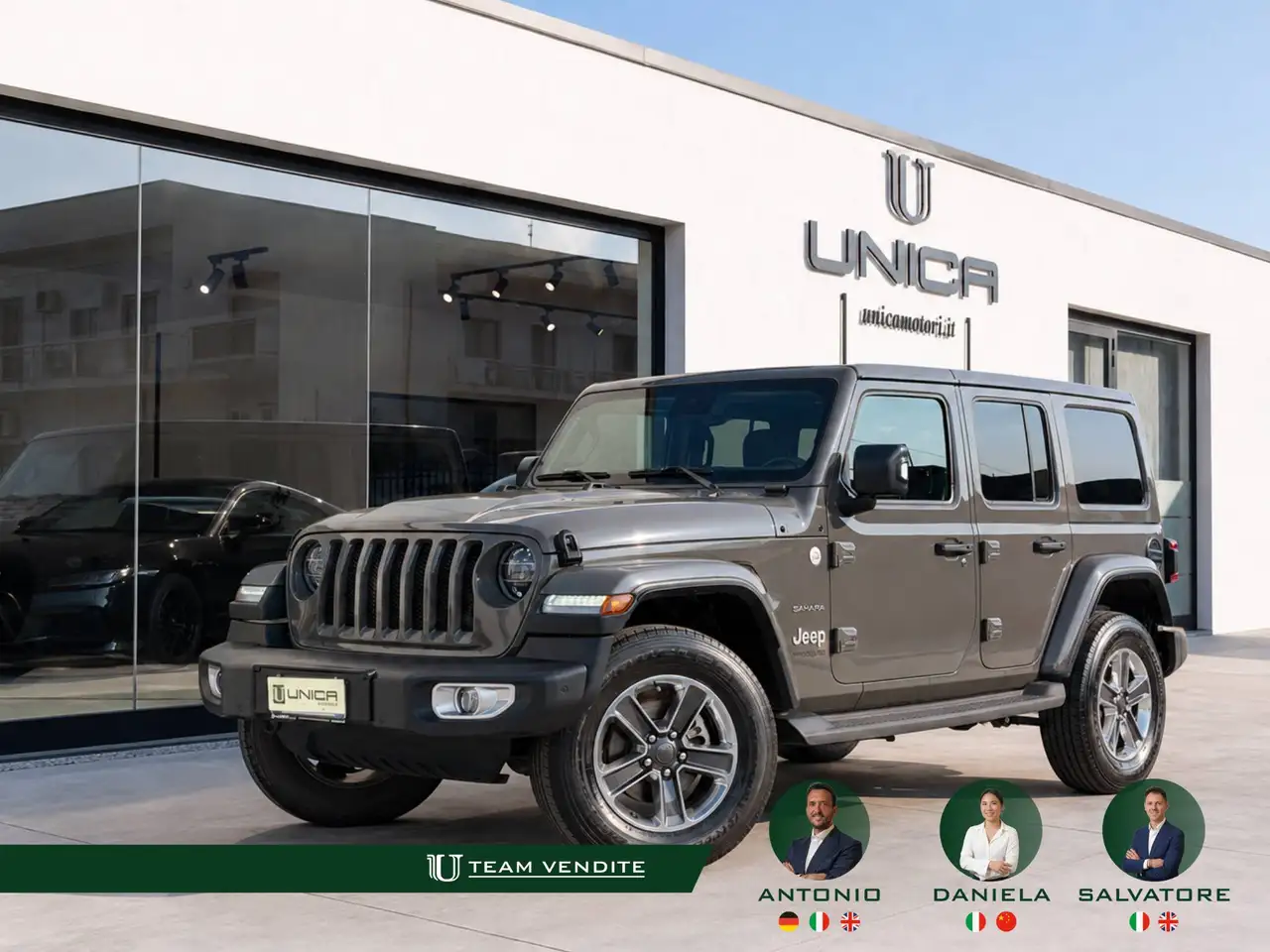 Jeep Wrangler Unlimited 2.2 MJT II Sahara 200 CV ITALIANA GOMME NUOVE — photo 1 of 15
