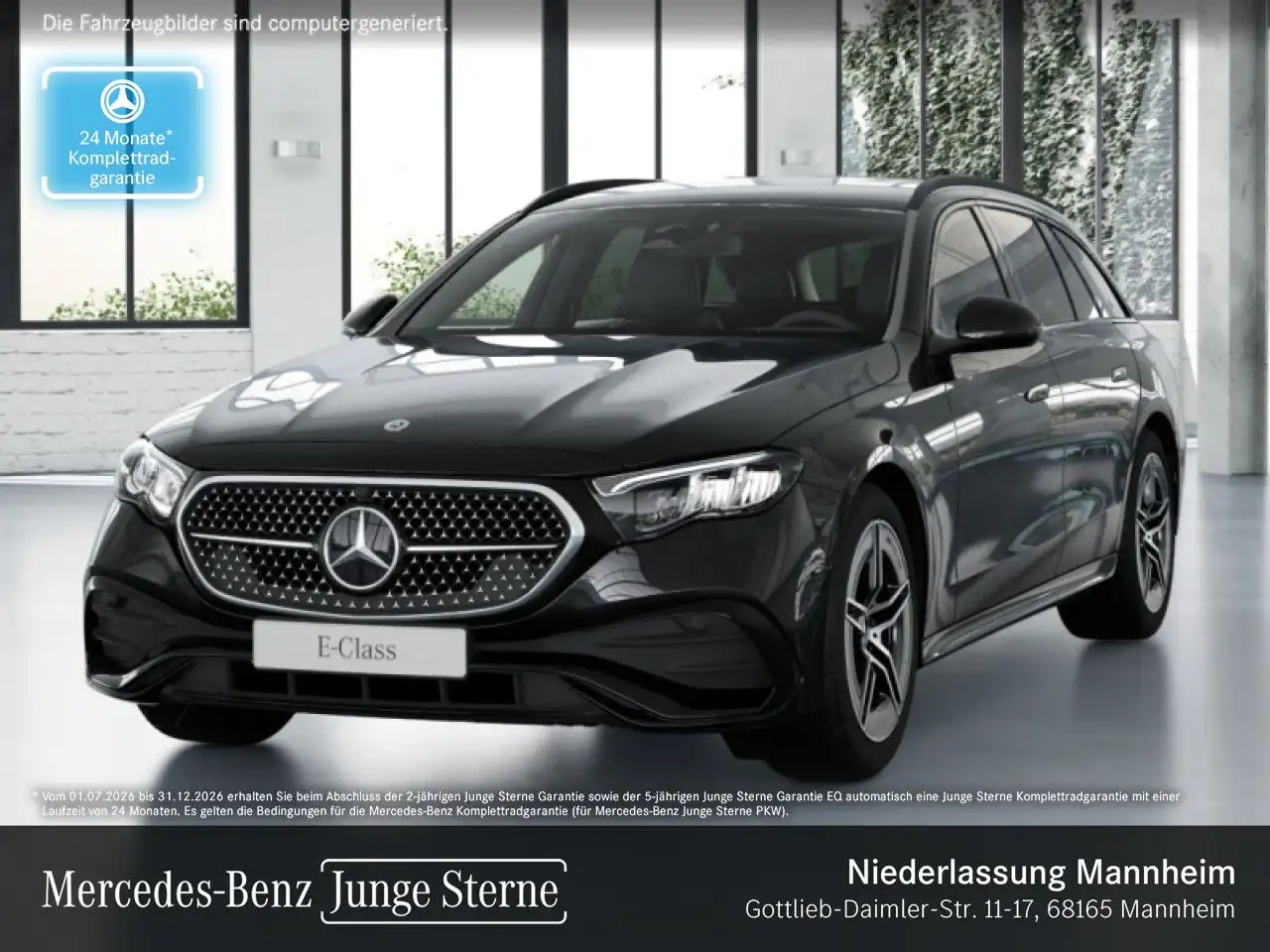 Mercedes-Benz E 200 T 4M AMG LED AHK Night Kamera Spurhalt-Ass — photo 1 of 22