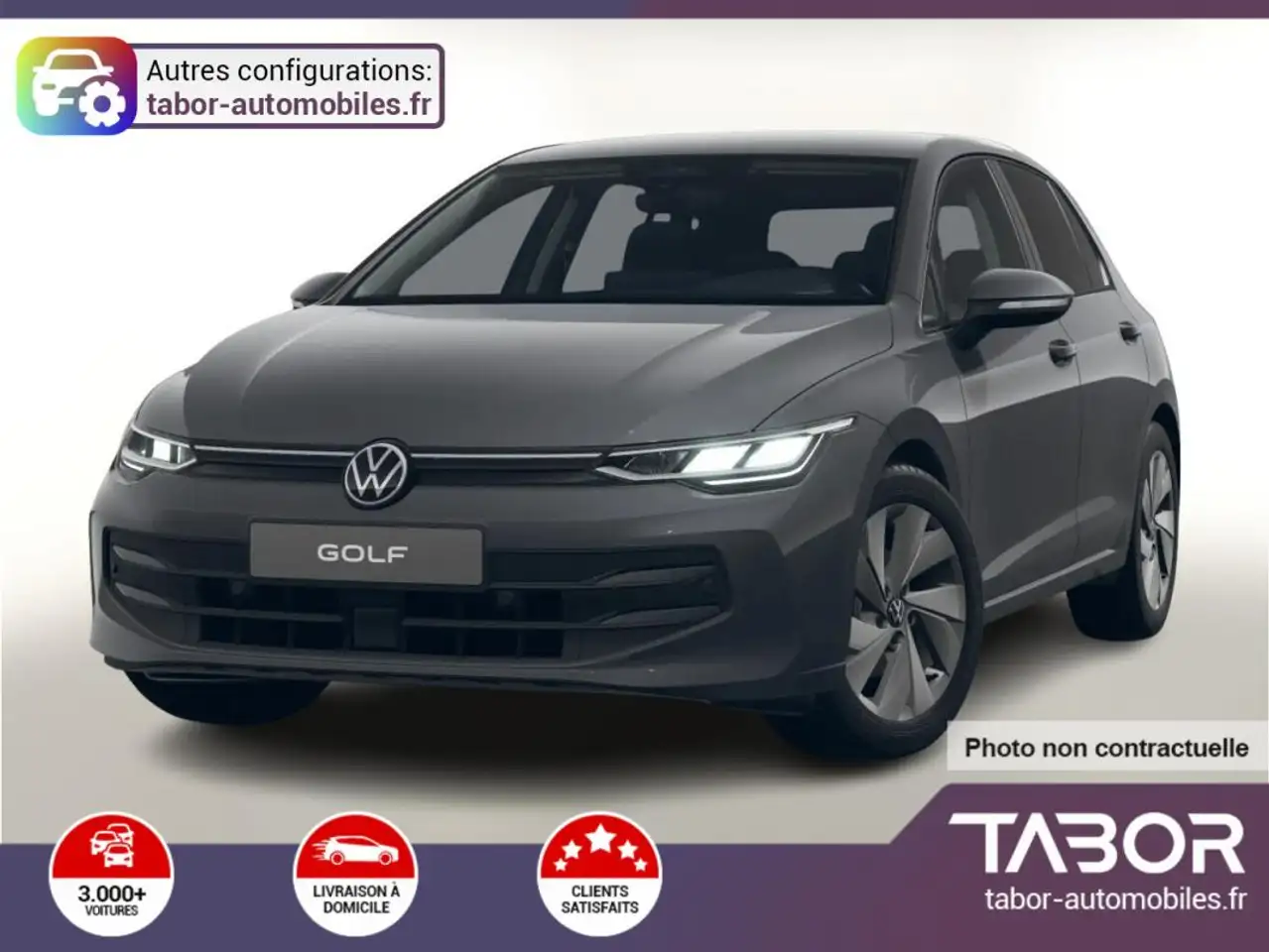 Volkswagen Golf 8 eTSI ParkA+ Cam Sièges ch 17P — photo 1 of 10