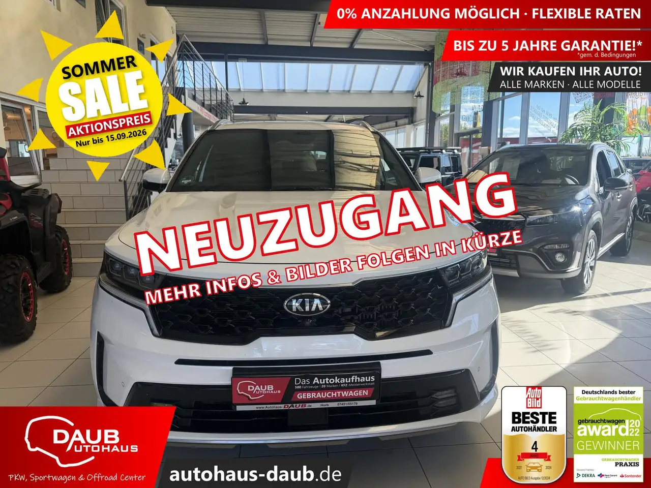 Kia Sorento Platinum 4WD Plug-In Hybrid+AHK+Leder+ Voll+++ — photo 1 of 10