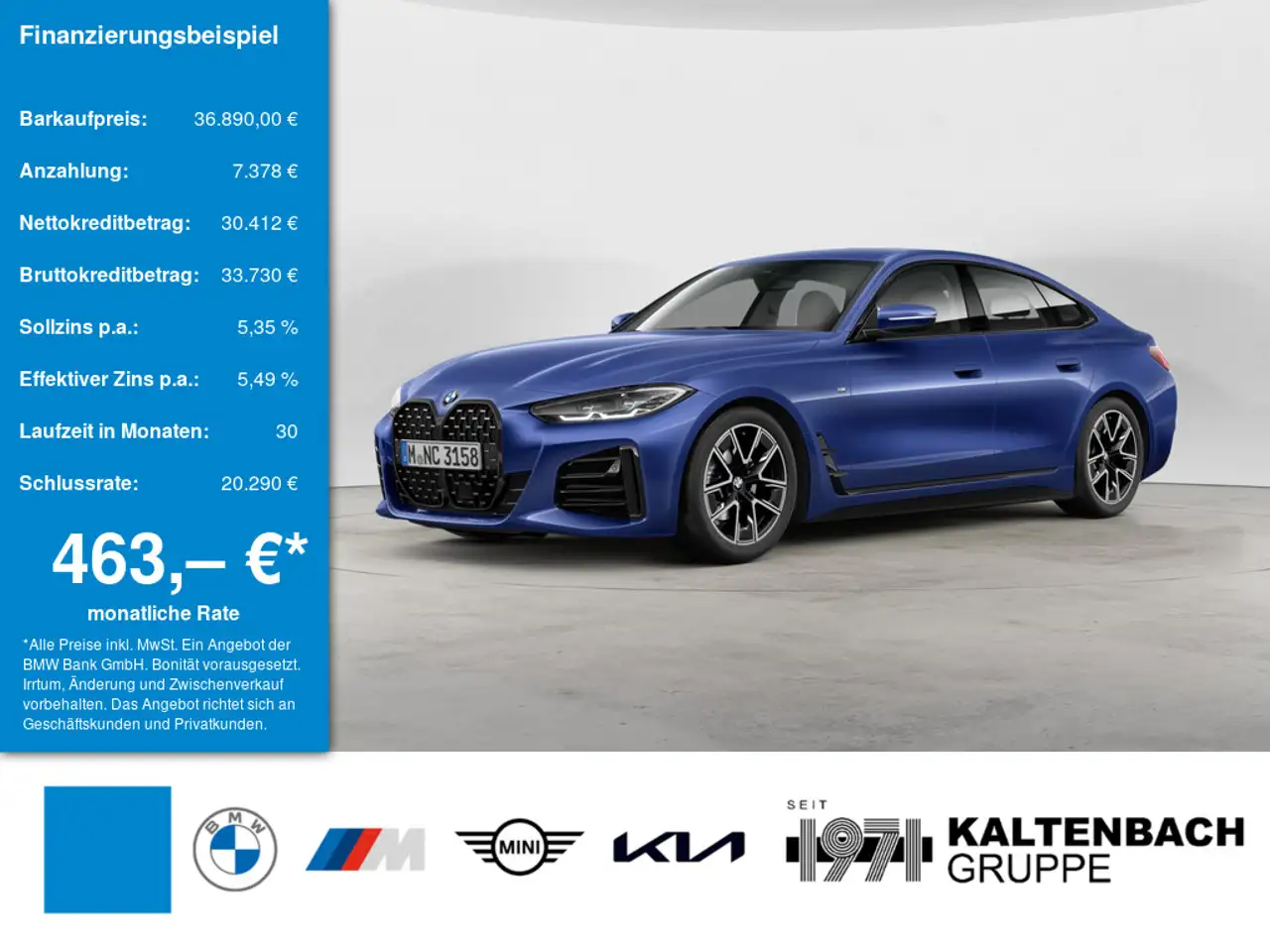 BMW 420 Gran Coupe M-Sport LED STANDHZ NAVI H/K — photo 1 of 6