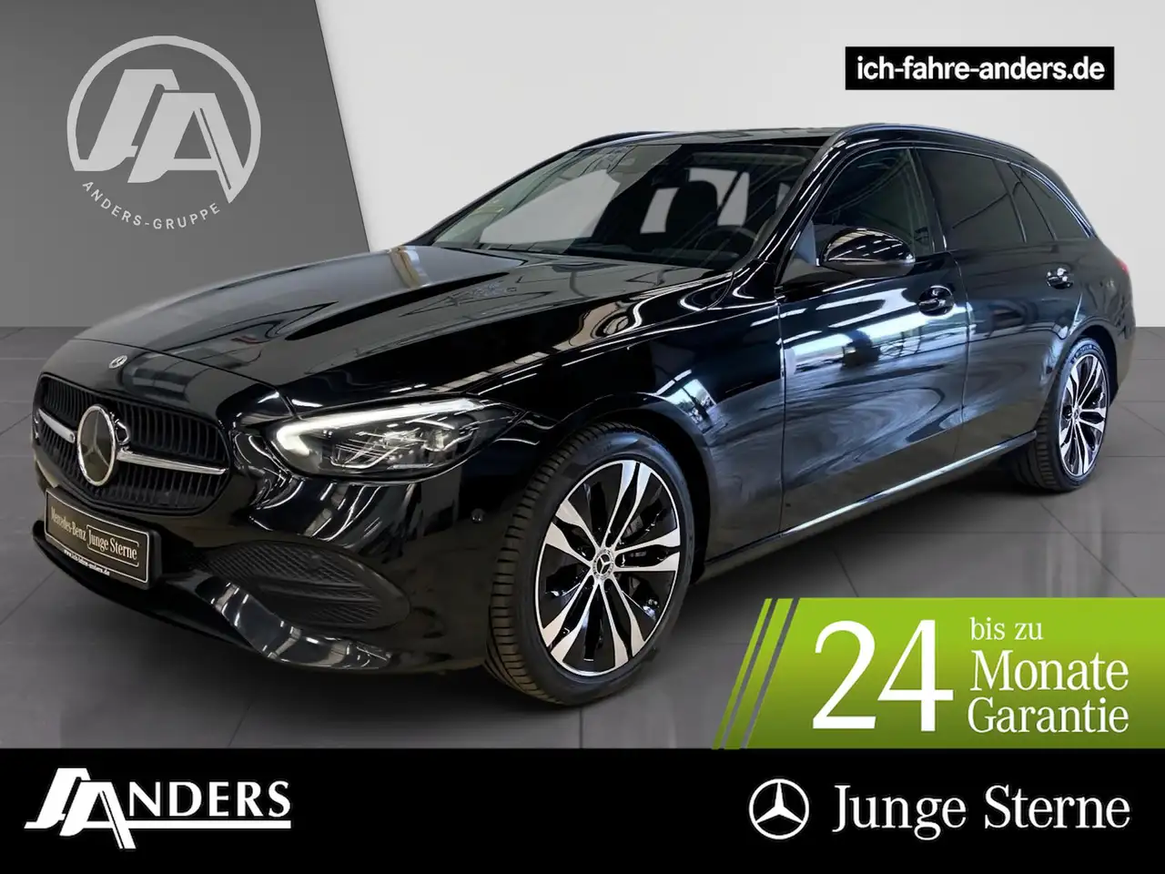 Mercedes-Benz C 200 d T Avantgarde+AHK+Distr.+KAM+APP+SHZ+Night — photo 1 of 20