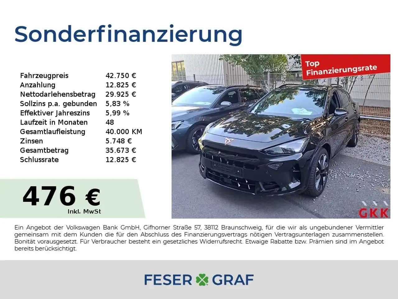 CUPRA Formentor 2.0 TSI VZ 4x4 DSG Skyline+IntelligentDrive-Paket — photo 1 of 10