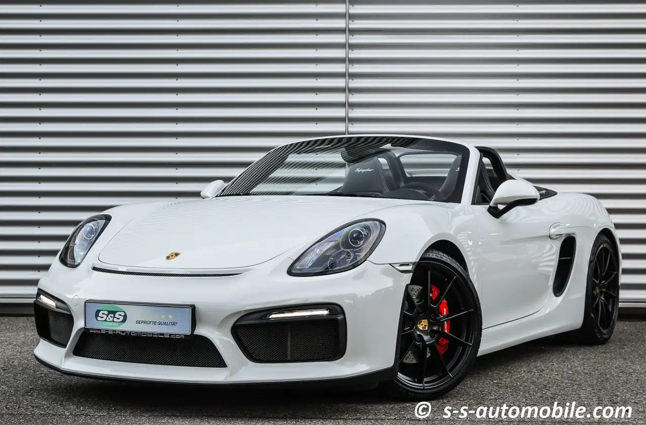 Porsche Boxster Spyder Carbonschalen Leder 1.Hd Approved — photo 1 of 34