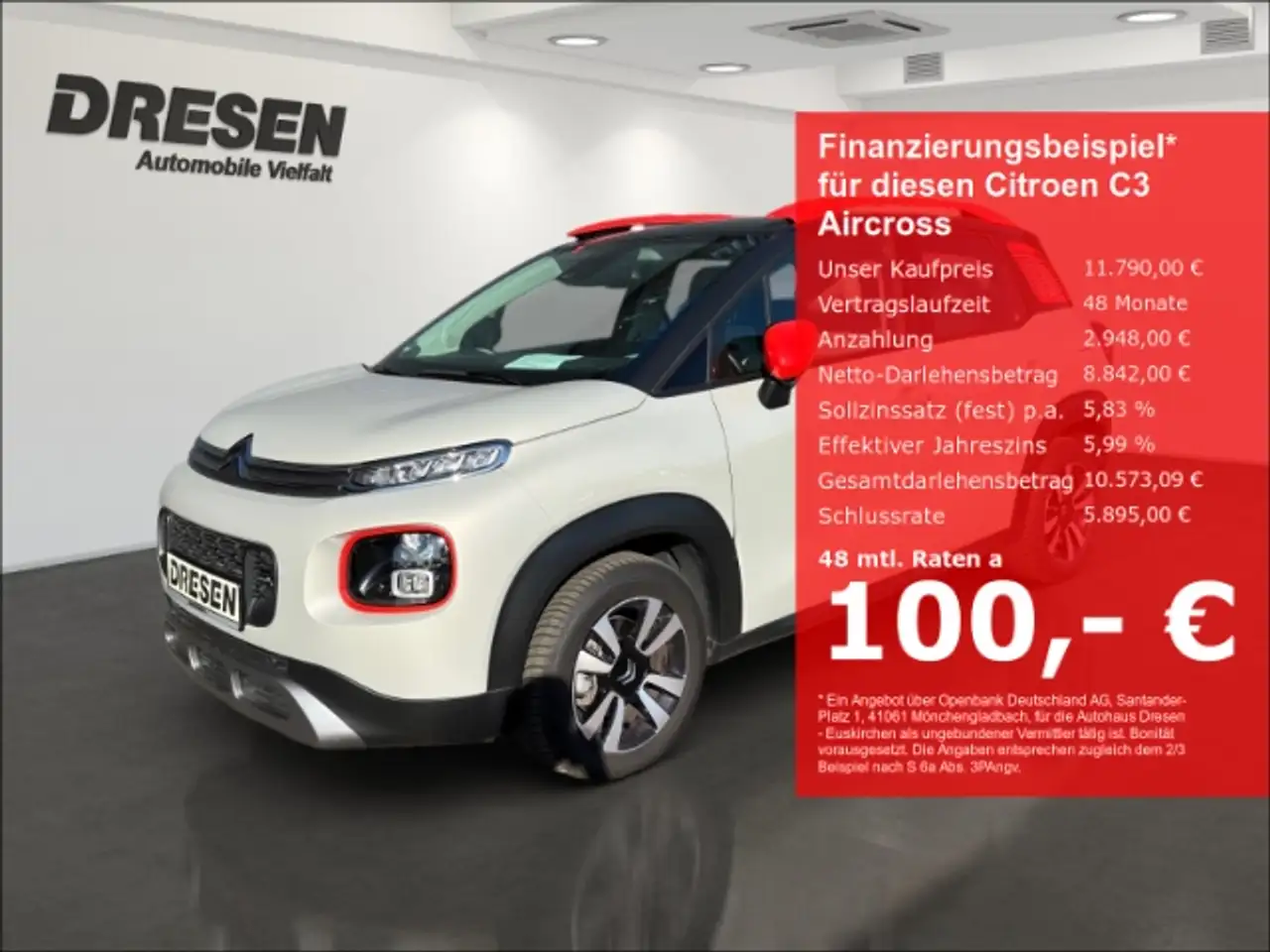 Citroen C3 Aircross 1.2 PureTech SHINE Klima/Sitzheizung/LM-Felgen — photo 1 of 15