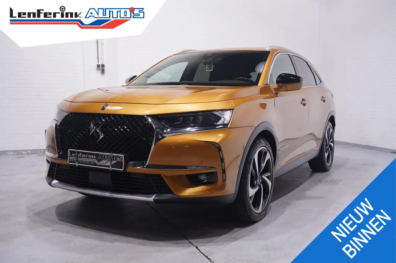 DS Automobiles DS 7 Crossback 1.6 PureTech La Premiere Curcuma-uitvoering ledere — photo 1 of 40