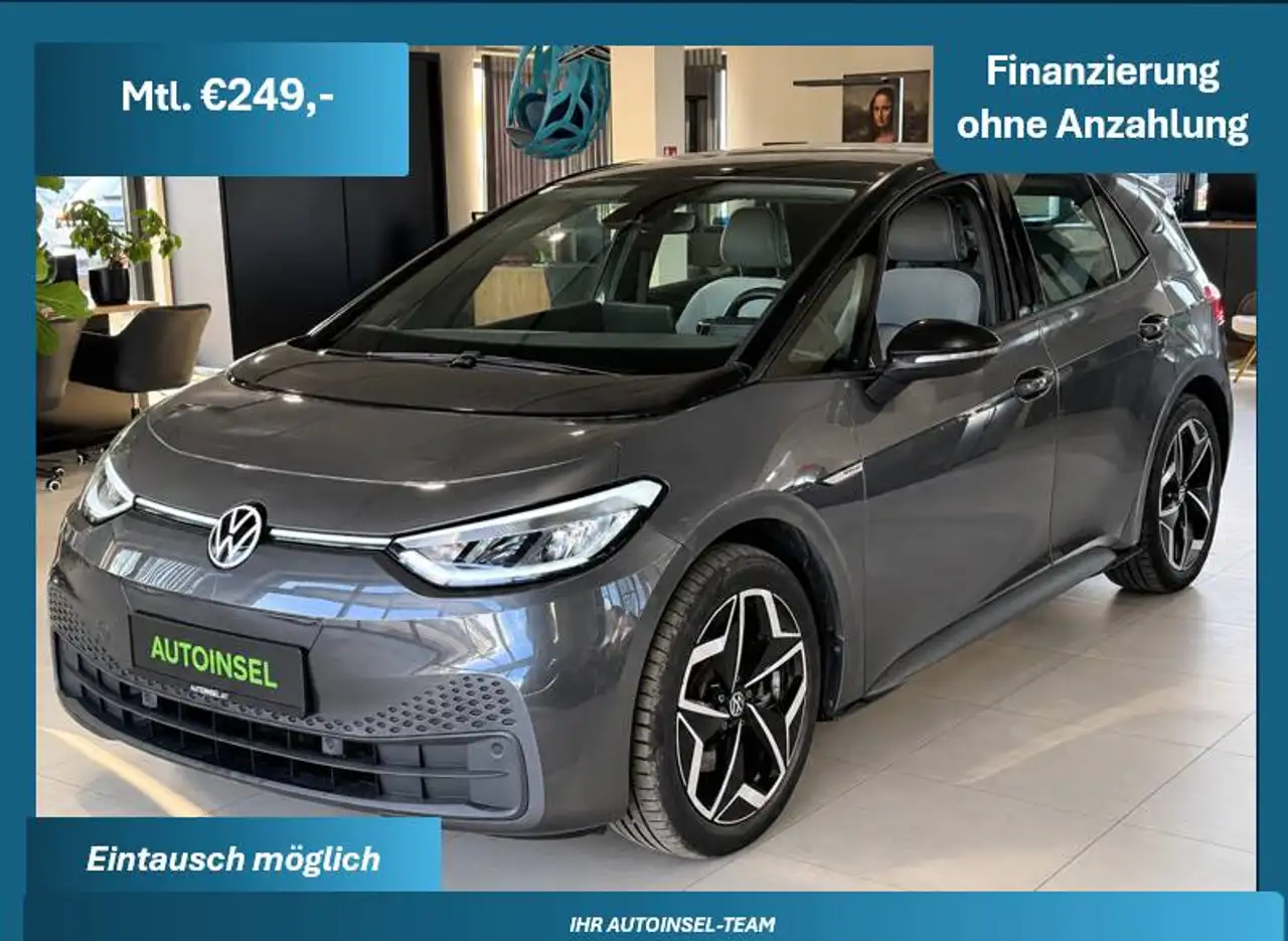Volkswagen ID.3 Pro S Abstandtempomatt+Müdigkeitswarner+Ambiente+Verkerszeichenerkenner+1.Besitz — photo 1 of 14