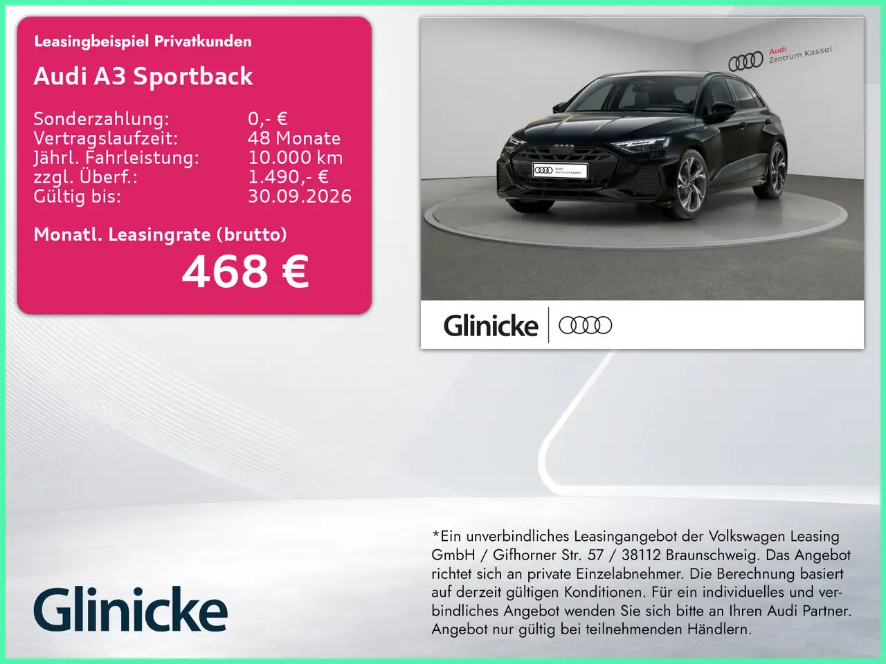 Audi A3 Sportback S line TFSI LED SONOS Kamera AHK — photo 1 of 10