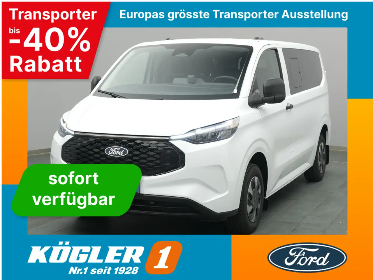 Ford E-Transit Custom Kombi 340 L1 Trend/Navi — photo 1 of 40