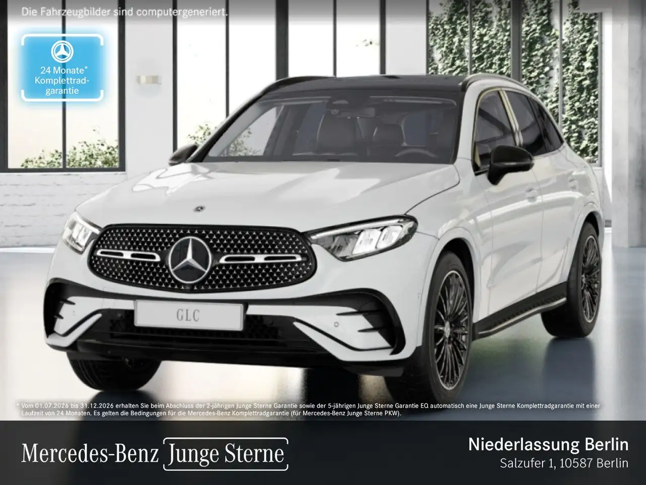 Mercedes-Benz GLC 300 de 4M AMG+NIGHT+PANO+360+AHK+LED+TOTW+9G — photo 1 of 15