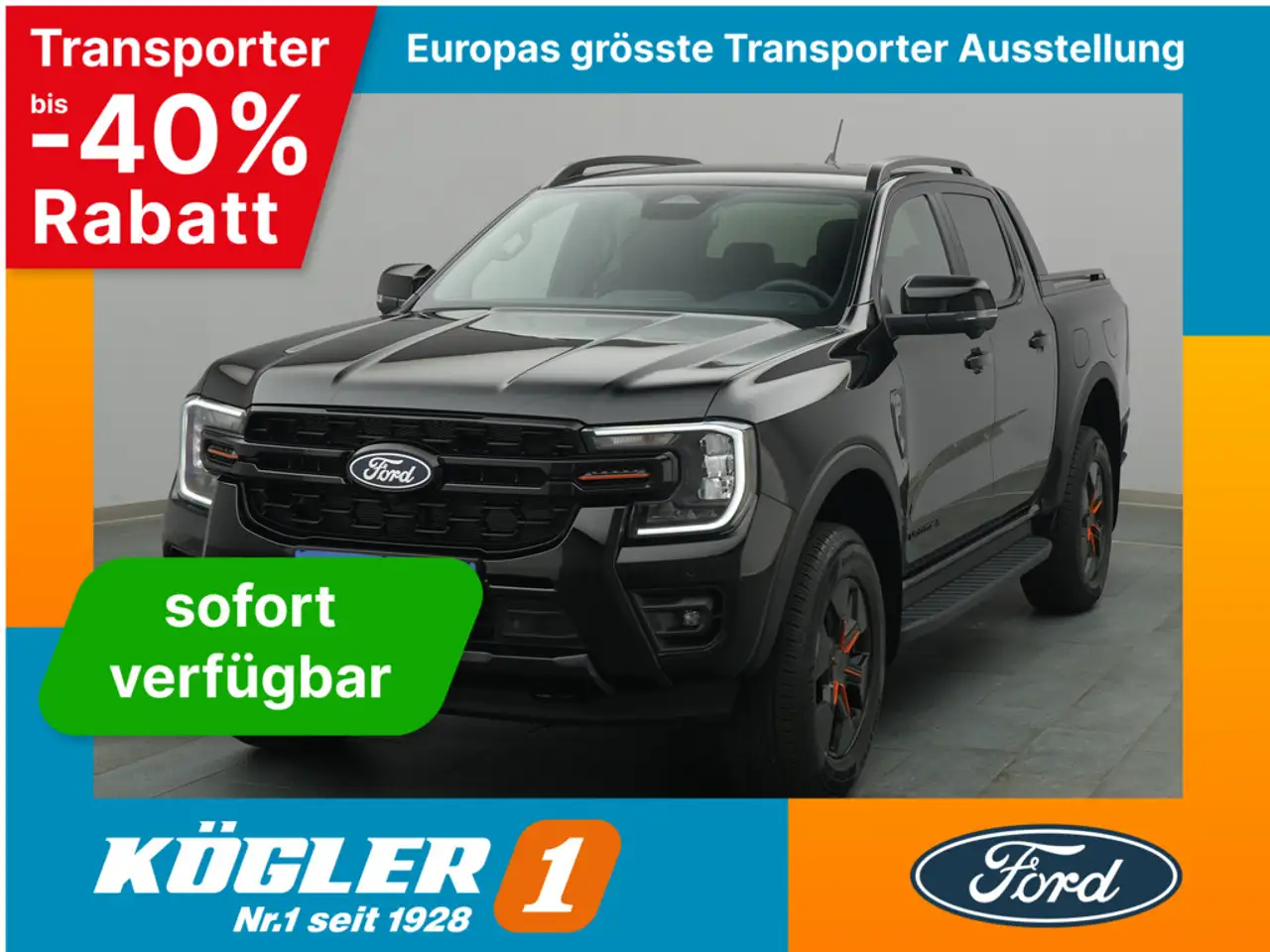 Ford Ranger Doka Wildtrak 281PS PHEV/AHK/Rollo — photo 1 of 15