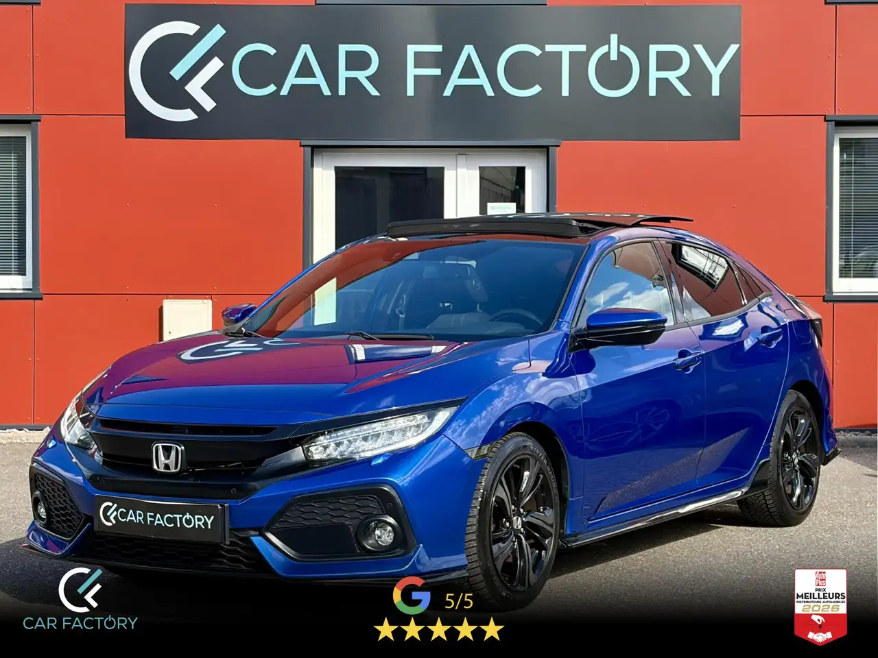 Honda Civic Sport Plus 1.5 182 BVA 1ère Main Toit Régulateur adaptatif Car play Garanti 1an — photo 1 of 29