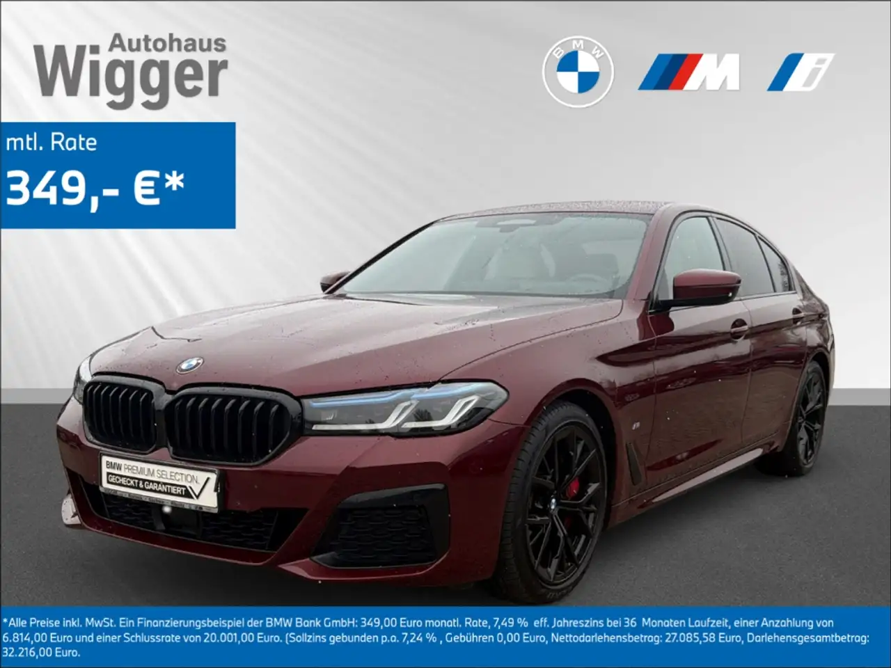 BMW 530 d M Sport/Navi/Leder/AHK/HarmanKardon — photo 1 of 25