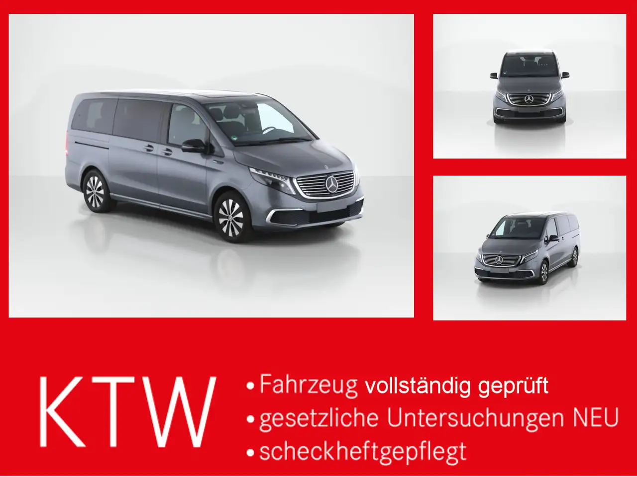 Mercedes-Benz EQV 300 lang,7Sitze,2xSchiebetür el.,LED,2xKlima — photo 1 of 15