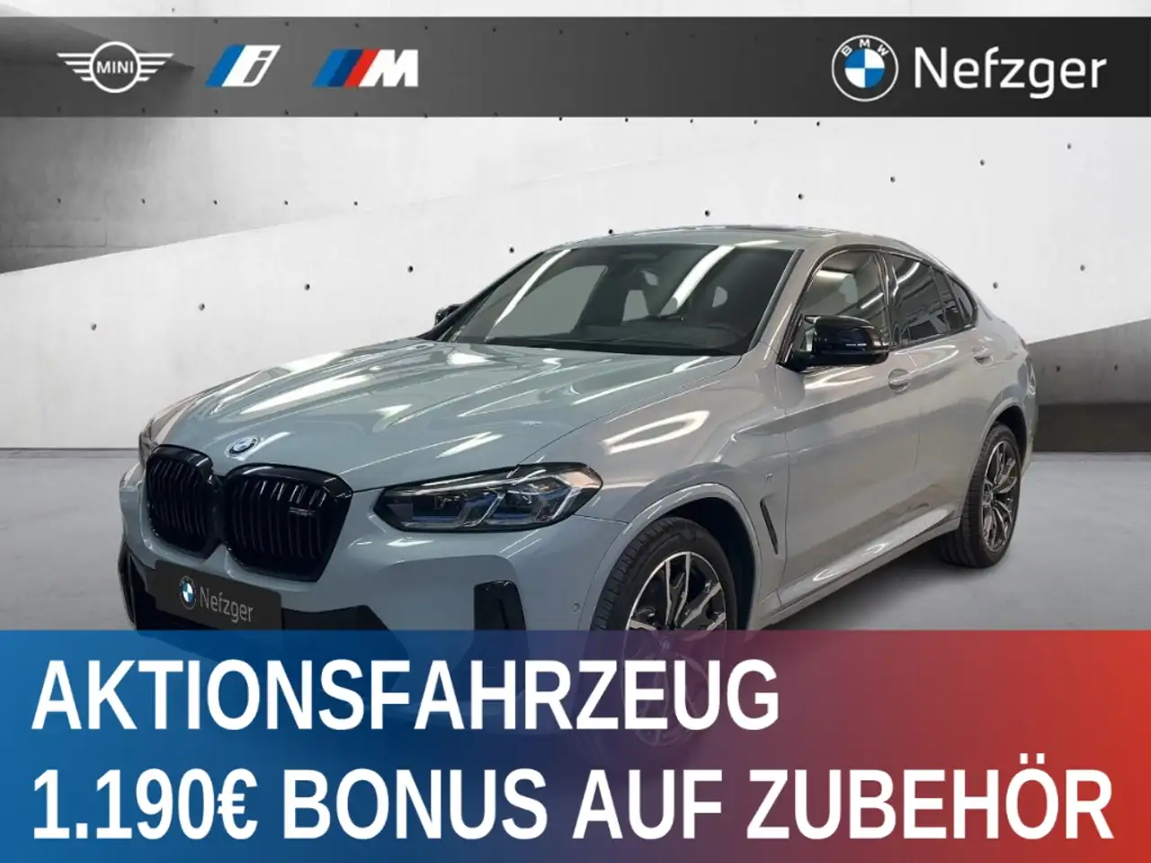 BMW X4 d AHK Park-Assistent H&K PANO HUD LASER — photo 1 of 15