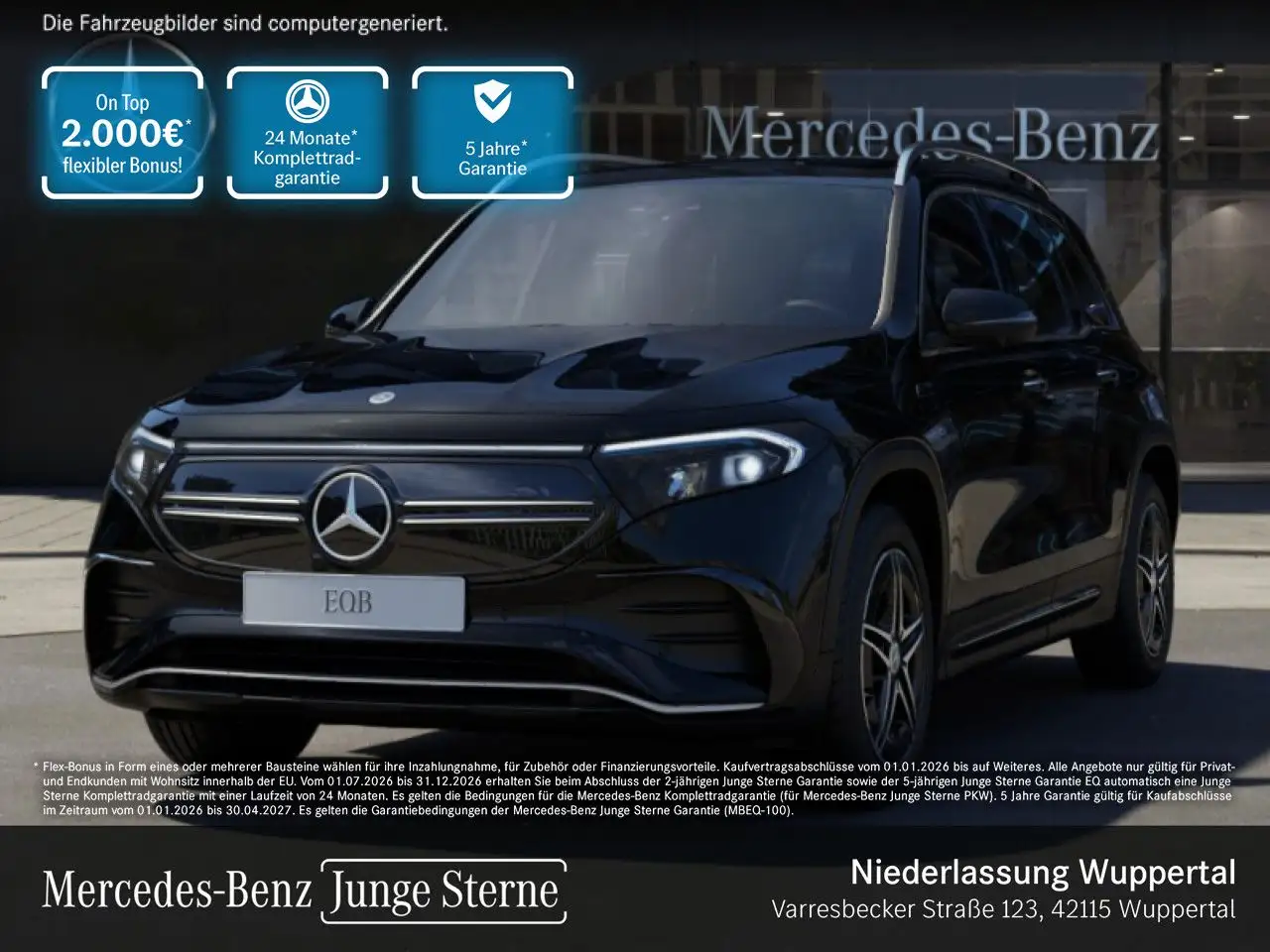 Mercedes-Benz EQB 350 4M AMG+PLUS-PAKET+PANO+360+KEYLESS+SPUR — photo 1 of 15