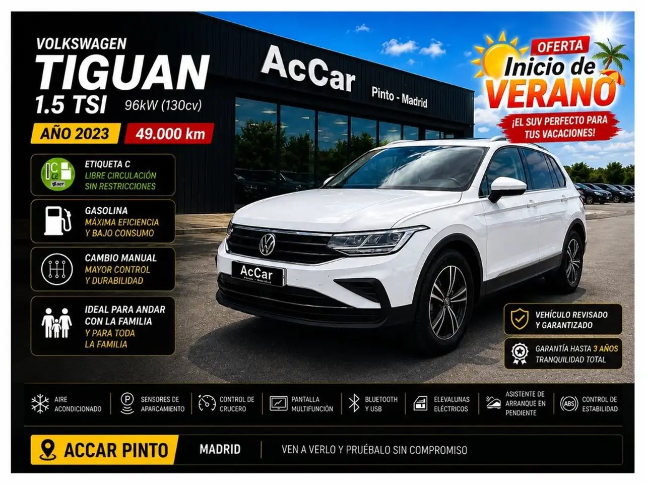 Volkswagen Tiguan 1.5 TSI 96kW (130CV) — photo 1 of 30