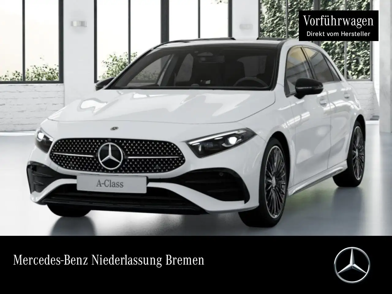 Mercedes-Benz A 250 e AMG+NIGHT+PANO+360°+MULTIBEAM+TOTW+8G — photo 1 of 21