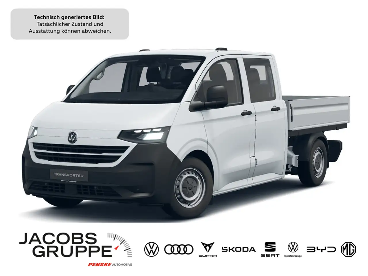 Volkswagen T7 Transporter LR Pritschenwagen Doppelkabine 2,0 — photo 1 of 9