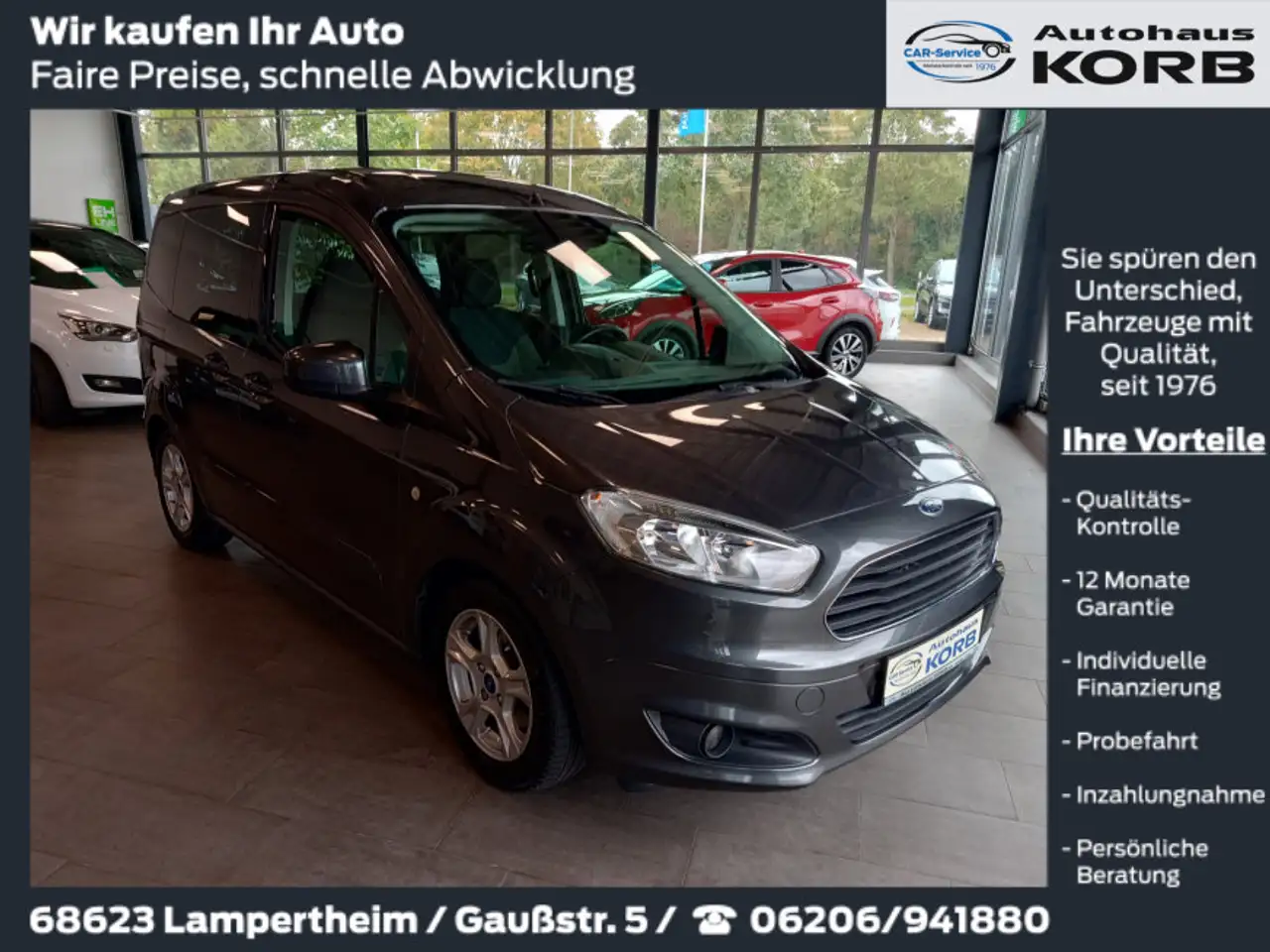 Ford Tourneo Courier Tourneo Courier 1.0 EcoBoost Trend, Zahnriemen NEU — photo 1 of 18