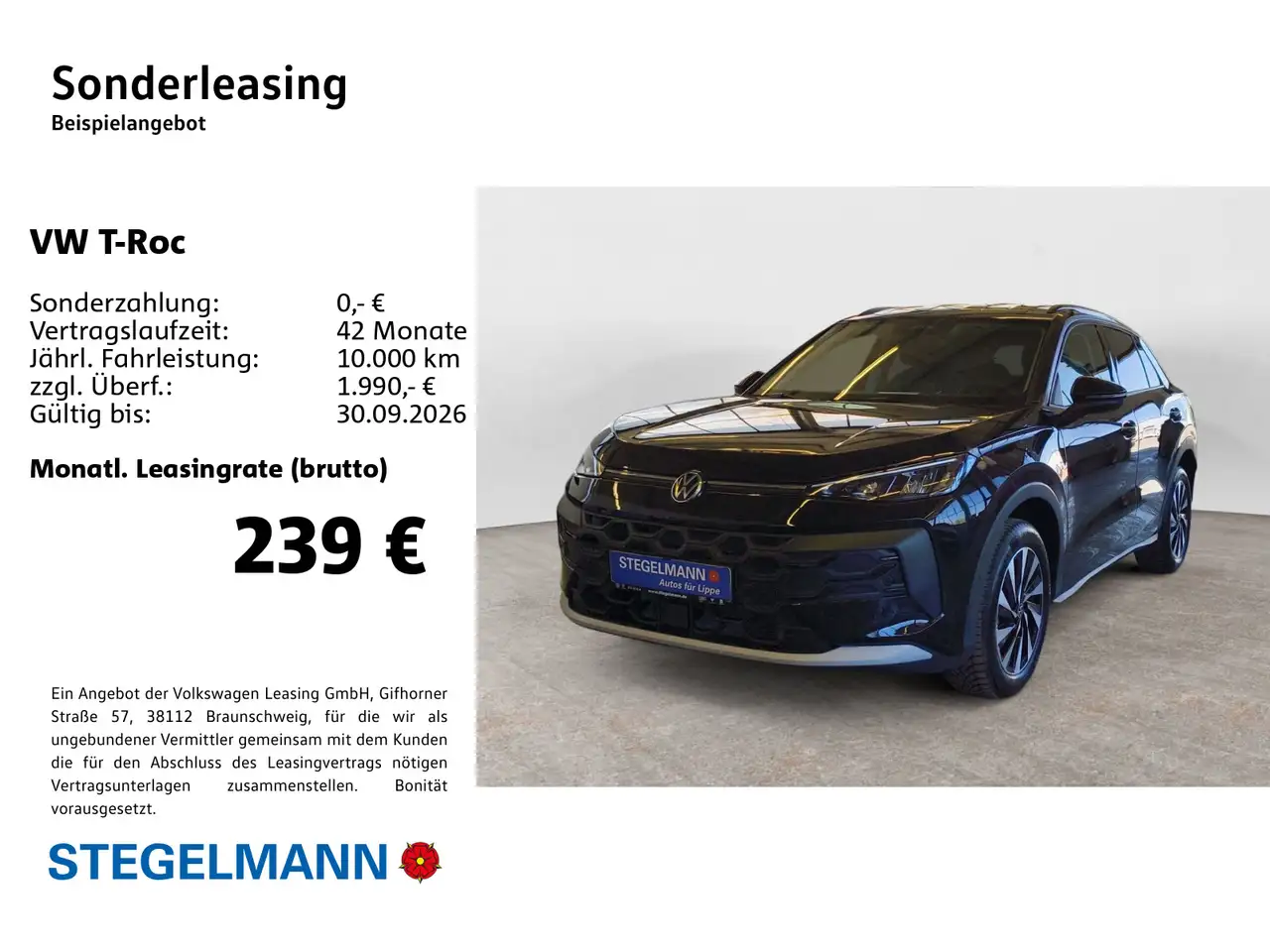 Volkswagen T-Roc 1.5 l eTSI OPF 7-Gang-DSG Life — photo 1 of 16