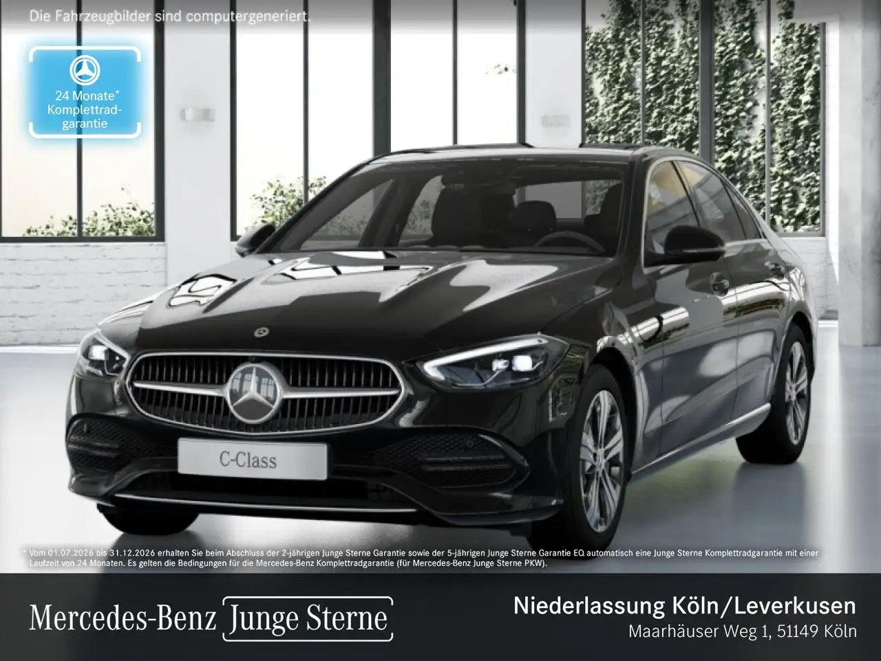 Mercedes-Benz C 300 e AVANTG+PANO+360+AHK+LED+KEYLESS+9G — photo 1 of 15