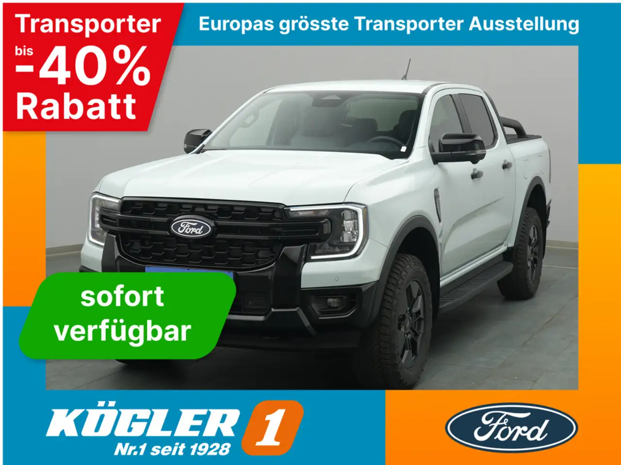 Ford Ranger Doka Chill Grey Edition 281PS PHEV — photo 1 of 40