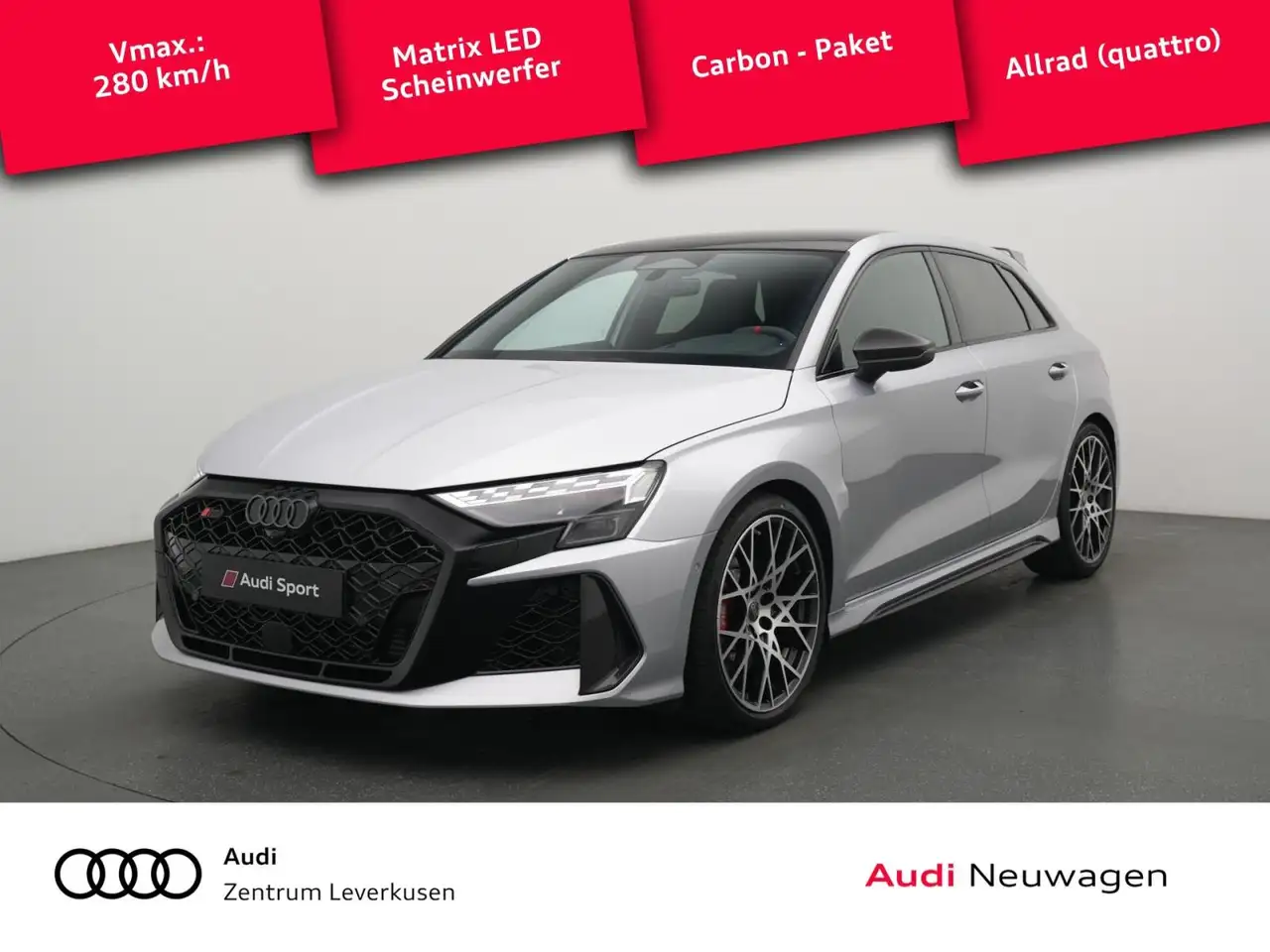 Audi RS3 Sportback quattro ab mtl. € 649,-¹ VOLLAUSSTATTUNG — photo 1 of 20