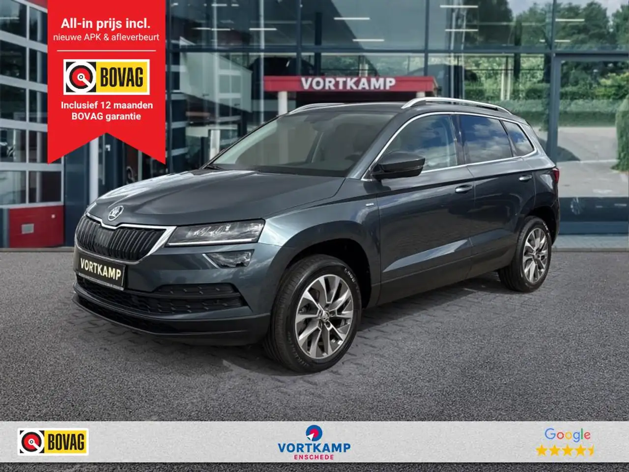 Skoda Karoq 1.0 TSI CLEVER PDC/CRUISE/LED/STOELVERW-VOOR+ACHTE — photo 1 of 26