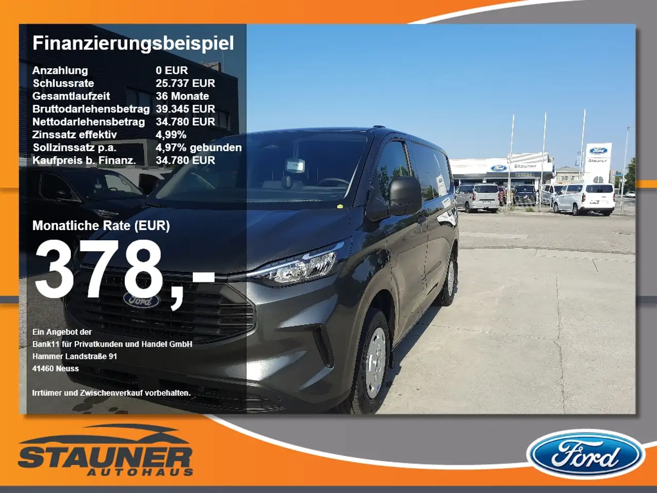Ford Transit Custom Trend 280L1 RFK Frontscheibe beh. — photo 1 of 29