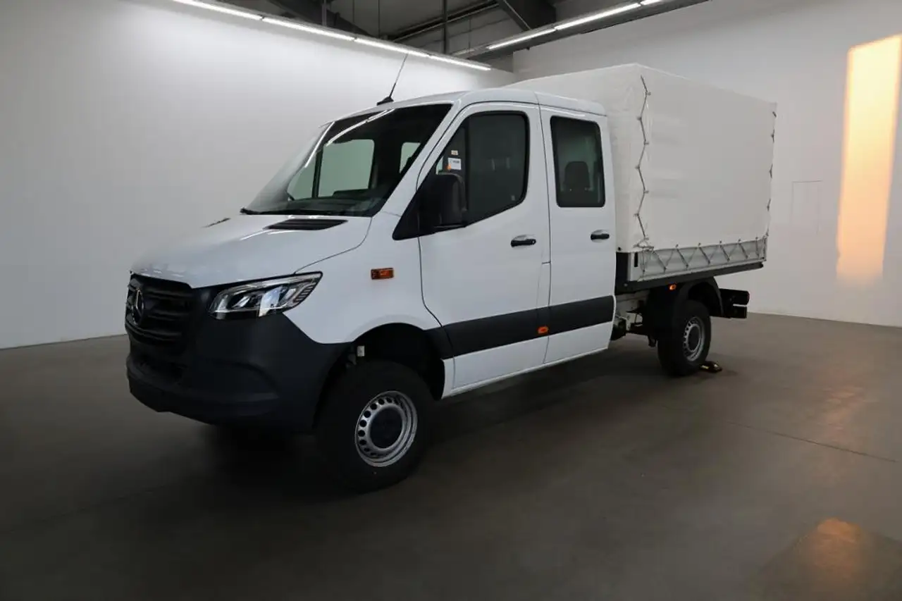 Mercedes-Benz Sprinter 319 Doka Pritsche 3665 4x4 AHK, LED — photo 1 of 10