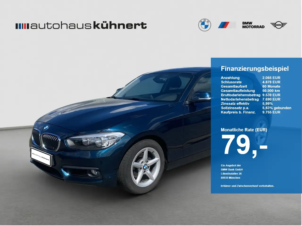 BMW 116 i 3-Türer Advantage — photo 1 of 15